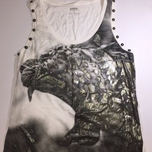 Express Jaguar Studded Top✨ Size M